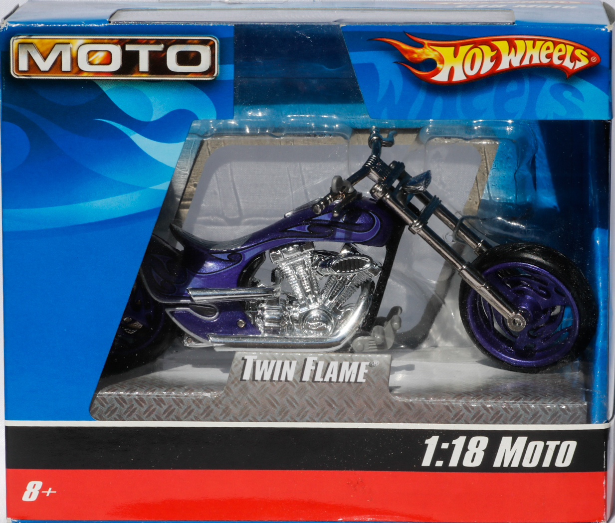 Hot Wheels 1-18 Moto Twin Flame
